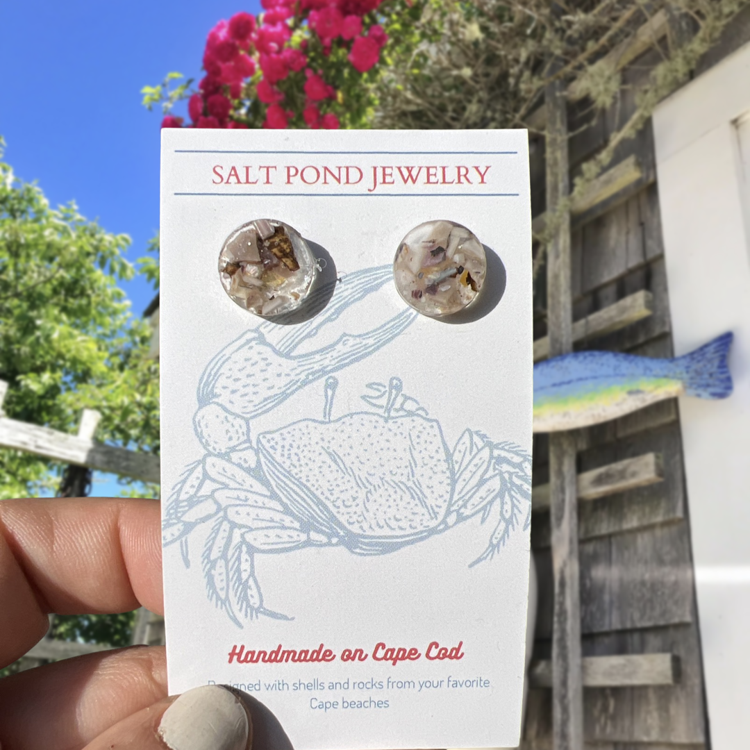 CHATHAM STUD- (Atlantic Mussel Shell)