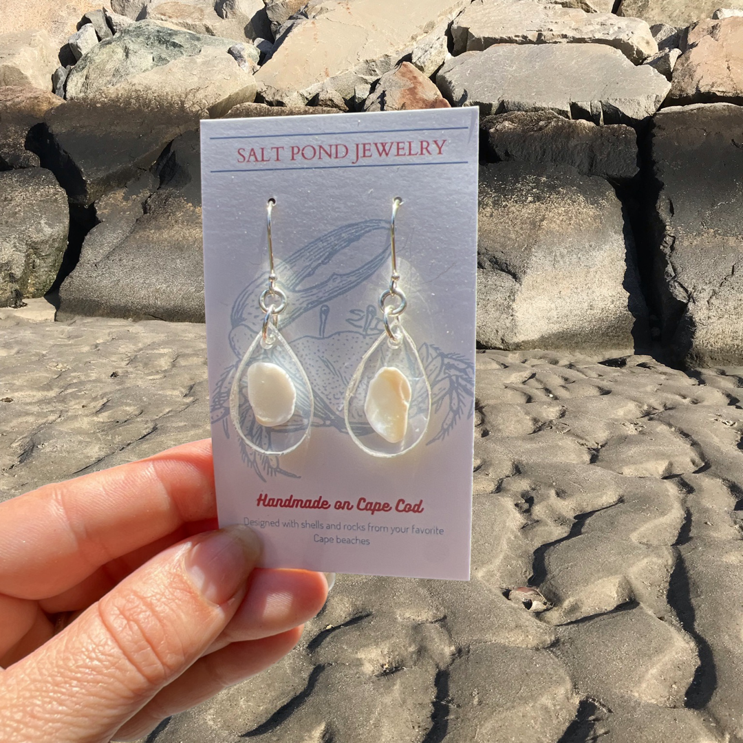 BREWSTER EARRING- Shells from the Outer Beach