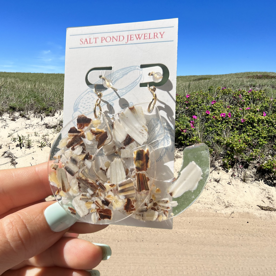 COONAMESSET EARRING- Scallop